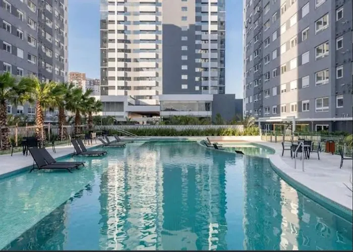 Novo! Ap Living Proximo Consulado Dos Porto Alegre